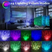 Projecteur Ciel Étoilé avec Télécommande et Enceinte - 21 Modes, Luminosité Réglable, Décoration Chambre Enfant/Adulte