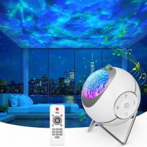 Projecteur Ciel Etoile,Projecteur Galaxie Led Planetarium Projecteur Lamp, Projecteur Galaxie Veilleuse Enfant avec Rotation de 360/Télécommande pour