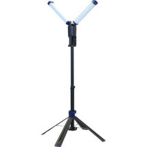 Arlux Lighting - Projecteur Double Sur Trépied My 2x40w - 5000k - 2x4000lm - Bleu