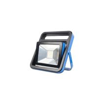 Proiettore da cantiere a led da 50W, 4000 lumen, 2 prese e interruttore