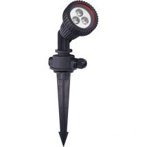 Forlight - tidian Foco Proyector Exterior para Jardín con IP65. Proyector con Pincho para Césped. Para Bombilla GU10. Color Negro