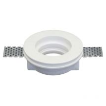 Poliplast - Spot en plâtre rond pour lampes GU10 100mm 400720