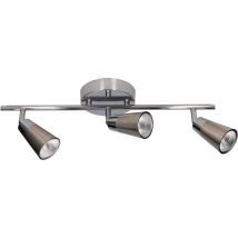 Forlight - Proyector Ip20 Vitro Triplex Led 15W 3000K Cromo 1346Lm