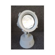 Projecteur extérieur orientable gris Ø 210x355mm LED 37W 3000K 4200lm non-dimmable IP65 Techno+ Simes