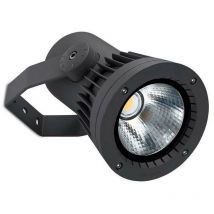 Leds-c4 - leds C4 Hubble Cob led Ø126mm Affichage led Extérieur Lumière Urbaine Gris IP65 IK07 4000K
