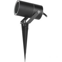 Forlight - Hit - Proyector de Jardín GU10. Foco Proyector Exterior con Protección IP65. Incluye Accesorio Estaca o Pincho para In