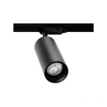 Projecteur led 10W noir orientable ø 65x162mm pour rail 3 allumages 3000K 1092lm 230V dimmable dali 36° IP20 Fit 65 Arkoslight