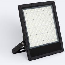 Projecteur LED 200W Dimmable 0-10V 170 lm/W IP65 ELEGANCE Slim PRO Noir 3000K Asymétrique 80ox155o Blanc chaud