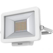 Theben 1020692 theLeda B20L W WH Projecteur à LED de 20 W, rotatif à 360°, 3000 K, blanc chaud