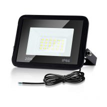 Jopassy - Projecteur led 20W, projecteur de chantier, à fixer à l'extérieur, blanc froid