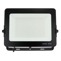 Digilamp - Projecteur led 300W Noir Étanche IP65 Forte luminosité avec Osram Puce 33000 Lumens Blanc froid 6400K garage jardin terrain de sport