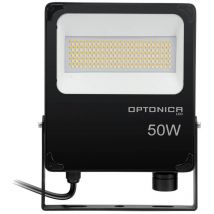 Optonica - Projecteur led 50W 5000lm (280W) Étanche IP66 120° - Blanc cct 3000K-6000K