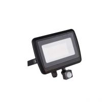 Kanlux - Projecteur led à Détecteur 50W Noir étanche IP44 4000lm (400W) - Blanc Naturel 4000K
