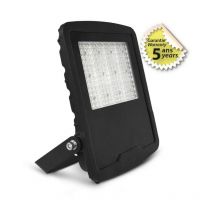 Miidex Lighting - Projecteur led Extérieur asym - 100W Flux asymétrique blanc-chaud-3000k