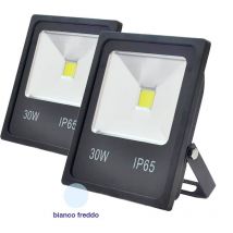Spot led extérieur 30W slim 2 pieces IP65 cold light lighting
