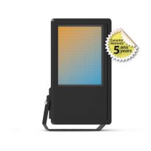 Miidex Lighting - Projecteur led Noir 200W cct IP65 - Éclairage Puissant 28000lm - Triple Température de Couleur - Garantie 5 ans