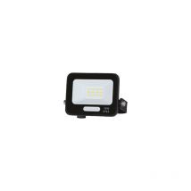 Projecteur led smd 10W 900lm 6000K Blanc du Jour IP65 Noir - 101.5x98x26mm