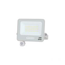 Projecteur led smd IP65 30W 2700lm Blanc Chaud Angle 120° Détection 8m - Dimensions 159x178x30mm