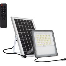 Efectoled - Projecteur led Solaire 10W 100lm/W IP65 avec Télécommande 4000K Blanc neutre