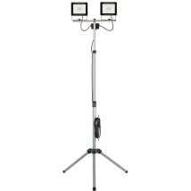 Projecteur led sur pied 2x20w