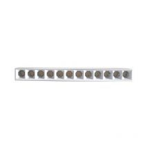 Projecteur LED sur Rail Magnétique 48V DC 12W - Blanc Chaud / Blanc / Non - SILUMEN