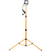 Projecteur led trépied 30W IP65 - Jaune Zenitech