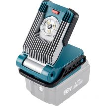 Coocheer - Projecteur portatif de lampe de travail de led, éclairage de chantier de 420LM 9W compatible avec la lampe de chantier alimentée par