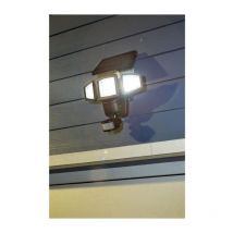 Projecteur Solaire 3 Tetes Galix G4442 - 1500 Lumens - 182 led smd - Mode auto ou Marche Forcée