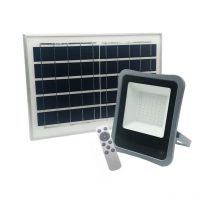 Silumen - Projecteur Solaire led 8W Dimmable (Panneau Solaire + Télécommande Inclus)