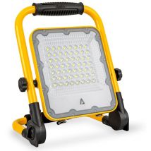 Aslo - Projecteur led rechargeable 50W 1800Lm 6000K Extérieur/Intérieur 3 modes Autonomie 4-12h