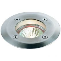 Firstlight Products - Firstlight Walkover - Luminaire encastré à 1 lumière, acier inoxydable IP67, GU10