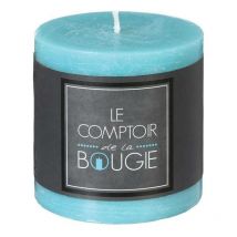 Rustikale Kerze - türkisblau - 220g - Atmosphera créateur d'intérieur