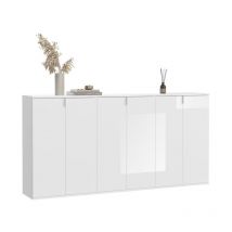 ProjektX commode 6 portes blanche.
