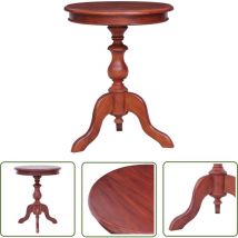 Prolenta Premium - The Living Store Beistelltisch Braun 50 x 50 x 65 cm Massivholz Mahagoni - Mahagoni Tisch - Beistelltisch Holz - Wohnzimmerstil