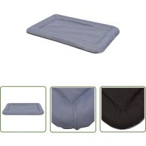 The Living Store Hundebett Größe M Grau - Hundebett - Haustierbett - Hundedecke - Pu Bett - Wasserabweisendes Hundebett