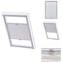 Prolenta Premium - Plissee Weiß C02 - Velux Rollo - Rollladen Für Dachfenster - Plissee Weiß - Sonnenschutz - Tageslichtfilter