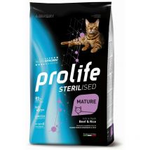 Gatto - Sterilised Mature Manzo & Riso Prolife size 1