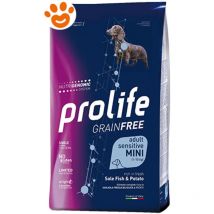 Dog Grain Free Sensitive Sole Mini Adult Pesce e Patate 2 kg - Prolife