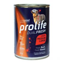 Cane - Dual Fresh Adult Medium Large Manzo e Oca 400 gr Prolife