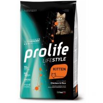 Gatto Lifestyle Kitten 1,5 kg Pollo e Riso - Prolife