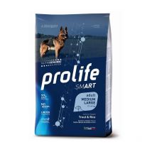 Cane Smart Adult Trota e Riso Medium - Large 12KG - Prolife