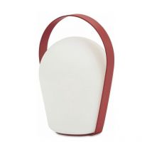 Proloisirs - Lampe de table large Bob Loop - 20 x 18 x 29 cm - rouge