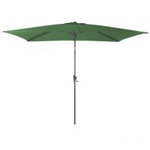 Peragashop - proloisirs Parasol droit - tilt - Aluminium époxy - Acier - 3x2m - Amande