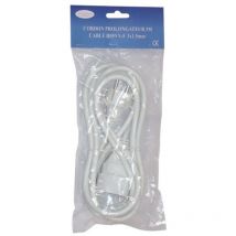 SATIPLUGS FRANCE - Prolongateur - 3x1.5 mm² - 3 m - blanc