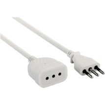 Prolongateur linéaire Electraline 3m noir - l'accessoire parfait pour prolonger votre alimentation secteur.