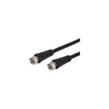Prolongateur Satellite type 'f' noir mâle/mâle 75 cm Sedea 944250