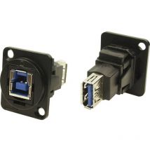 Prolongateur usb 3.0 femelle type b vers usb 3.0 femelle type b Cliff CP30206NMB 1 pc(s)
