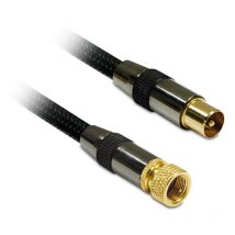 Metronic - Cavo tv coassiale 9,52mm mas/ f mas 1,5 m - nero