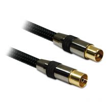 Metronic - Cavo tv coassiale 9,52mm mas/fem 5 m - nero