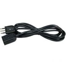 Prolunga elettrica lineare 3X0,75 nera - MT.5